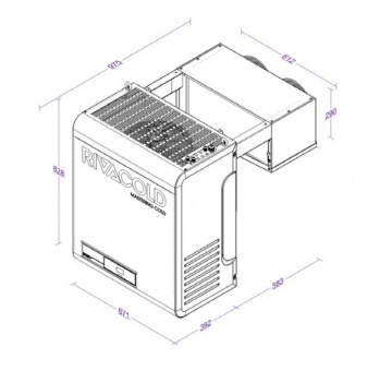 Agregat frigorific monobloc Rivacold W30